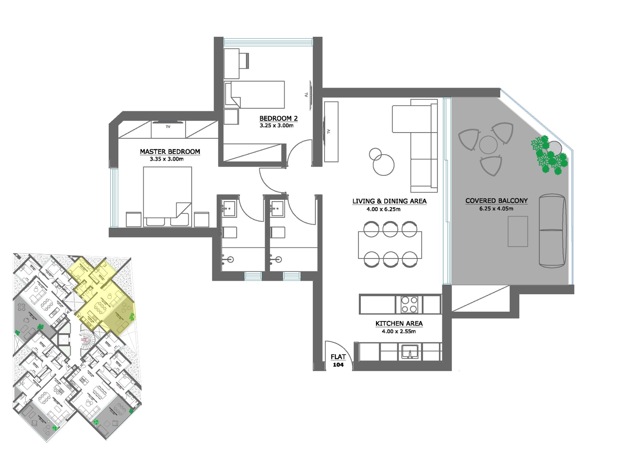 Floorplan Avia-104